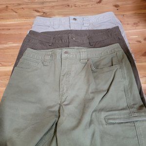 3 Pair DULUTH Trading Co Womens Shorts Size 10